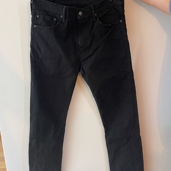 LEVIS BLACK 513™ SLIM STRAIGHT MEN'S JEANS - Picture 3 of 7